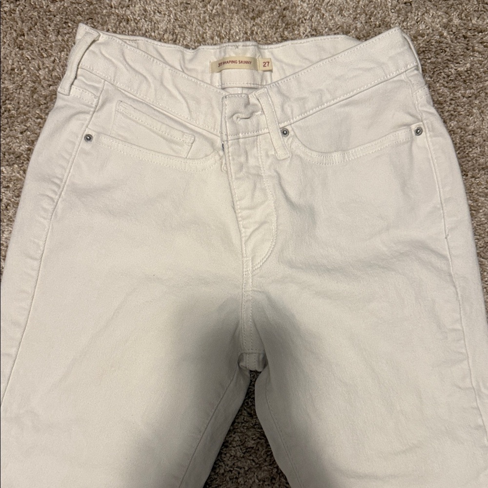 White Denim Jeans